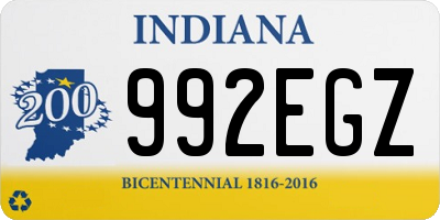 IN license plate 992EGZ