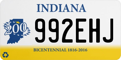 IN license plate 992EHJ