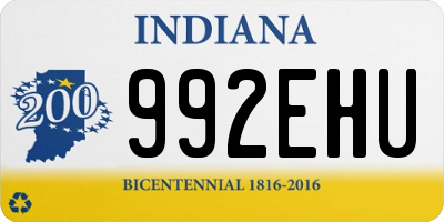 IN license plate 992EHU