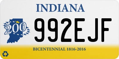 IN license plate 992EJF