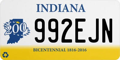 IN license plate 992EJN