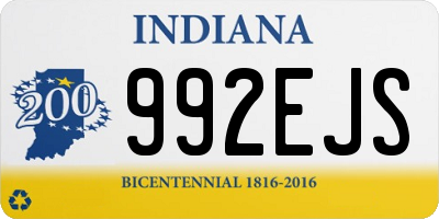 IN license plate 992EJS