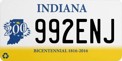 IN license plate 992ENJ