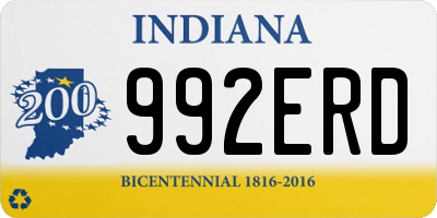 IN license plate 992ERD