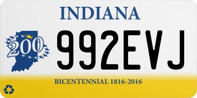 IN license plate 992EVJ