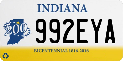 IN license plate 992EYA