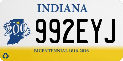 IN license plate 992EYJ