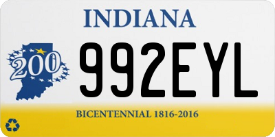 IN license plate 992EYL