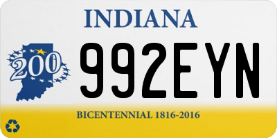 IN license plate 992EYN