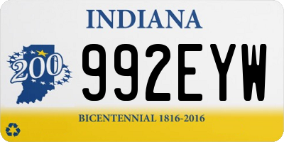 IN license plate 992EYW