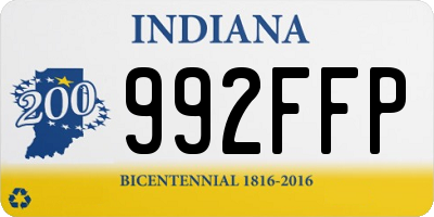 IN license plate 992FFP