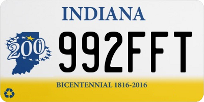 IN license plate 992FFT