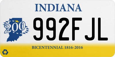 IN license plate 992FJL