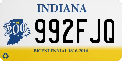 IN license plate 992FJQ