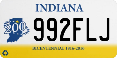 IN license plate 992FLJ