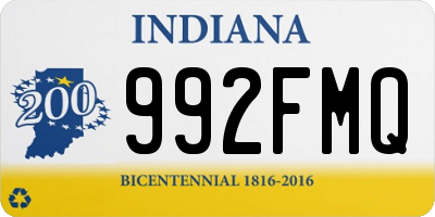 IN license plate 992FMQ