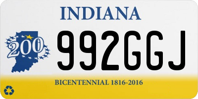 IN license plate 992GGJ