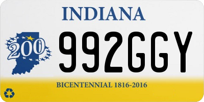 IN license plate 992GGY