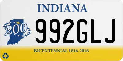 IN license plate 992GLJ