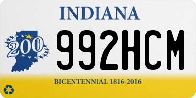 IN license plate 992HCM