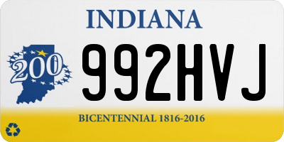 IN license plate 992HVJ