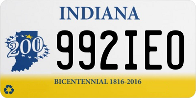 IN license plate 992IEO