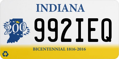 IN license plate 992IEQ