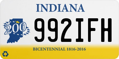 IN license plate 992IFH