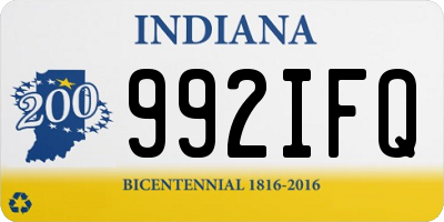 IN license plate 992IFQ