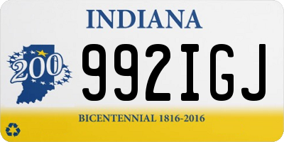 IN license plate 992IGJ