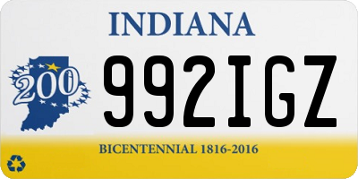 IN license plate 992IGZ