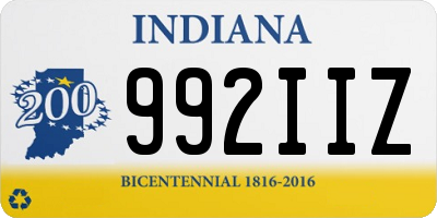 IN license plate 992IIZ