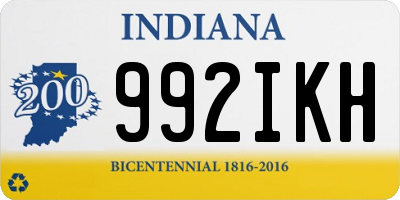 IN license plate 992IKH