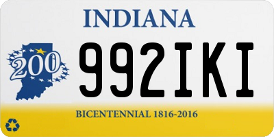 IN license plate 992IKI