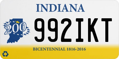 IN license plate 992IKT