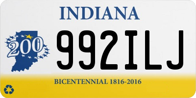 IN license plate 992ILJ