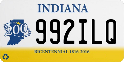 IN license plate 992ILQ