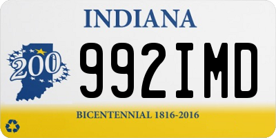 IN license plate 992IMD