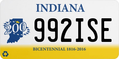 IN license plate 992ISE