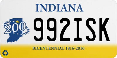 IN license plate 992ISK