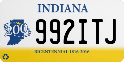 IN license plate 992ITJ