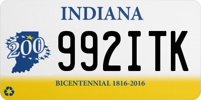 IN license plate 992ITK