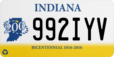 IN license plate 992IYV