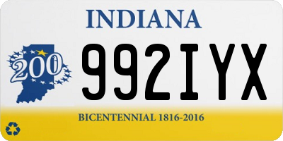 IN license plate 992IYX