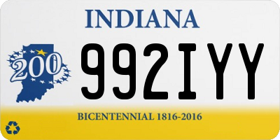 IN license plate 992IYY