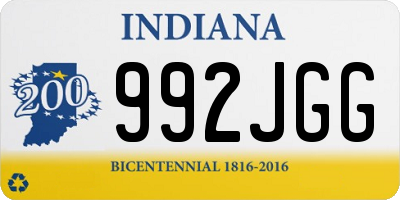 IN license plate 992JGG