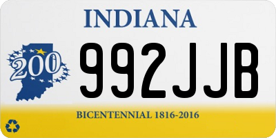 IN license plate 992JJB