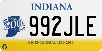 IN license plate 992JLE