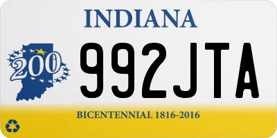 IN license plate 992JTA