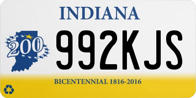 IN license plate 992KJS